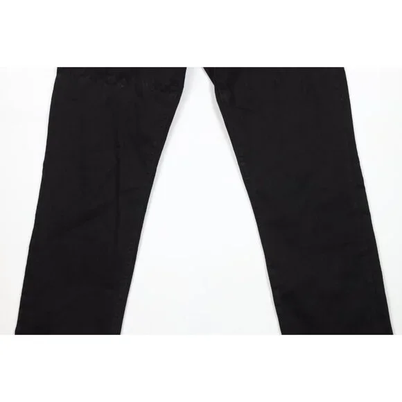 New Express Mens Size 32x34 Hyper Stretch Slim Fit Skinny Leg Denim Jeans Black